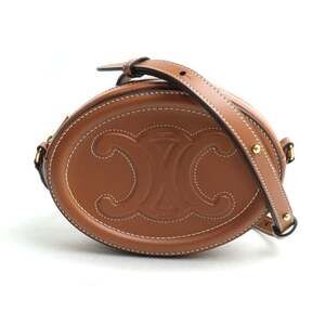Celine Triomphe Oval Crossbody Bag #245485C12B
